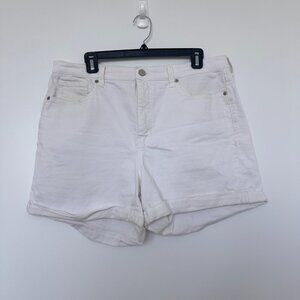 Banana Republic Factory Shorts, White, Size 12